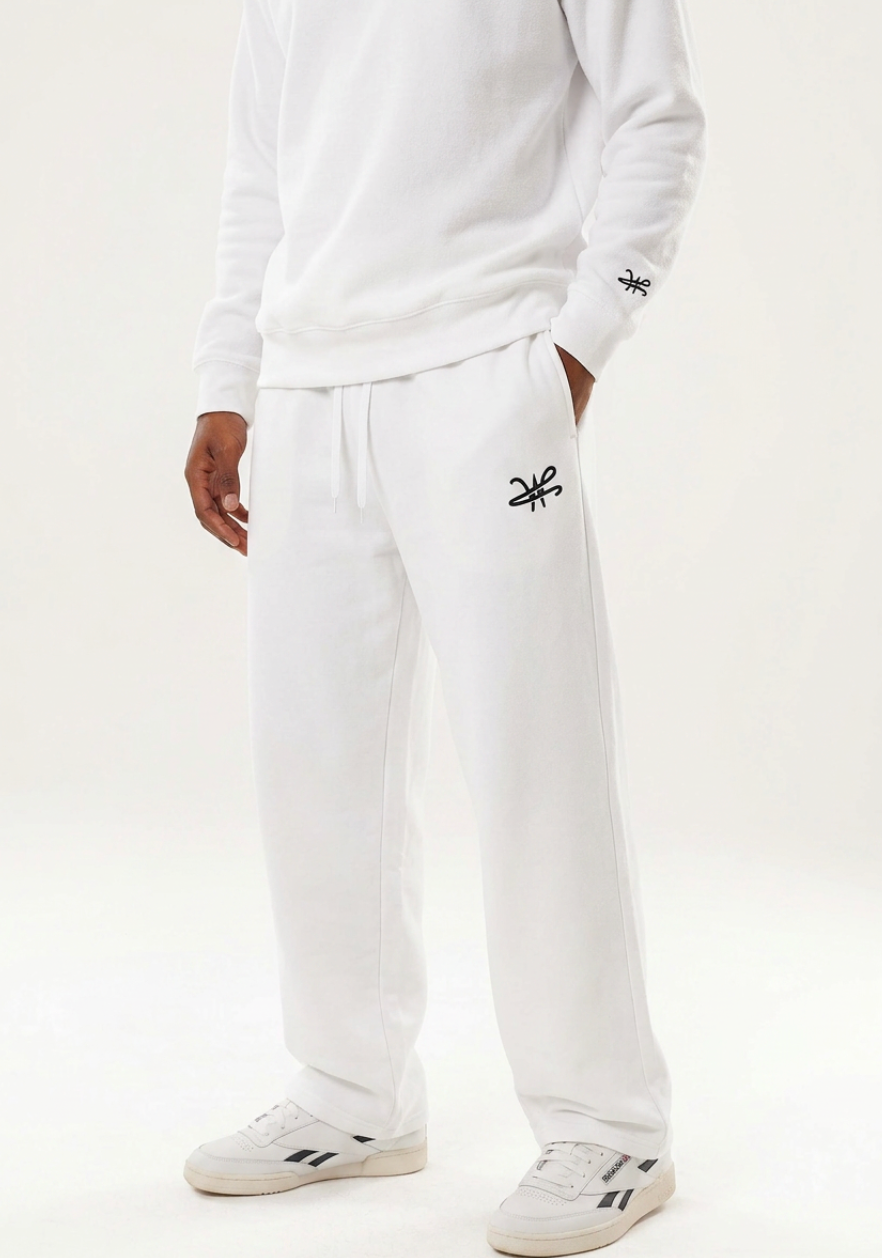 White Baggy Joggers