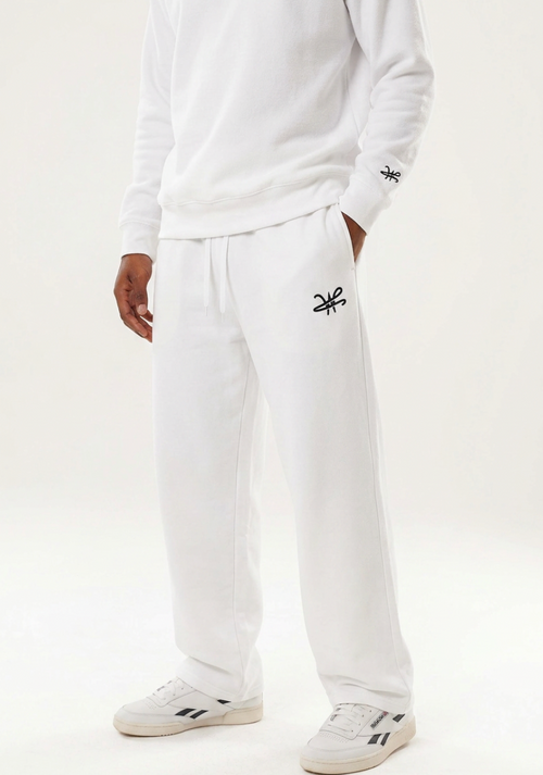 White Baggy Joggers
