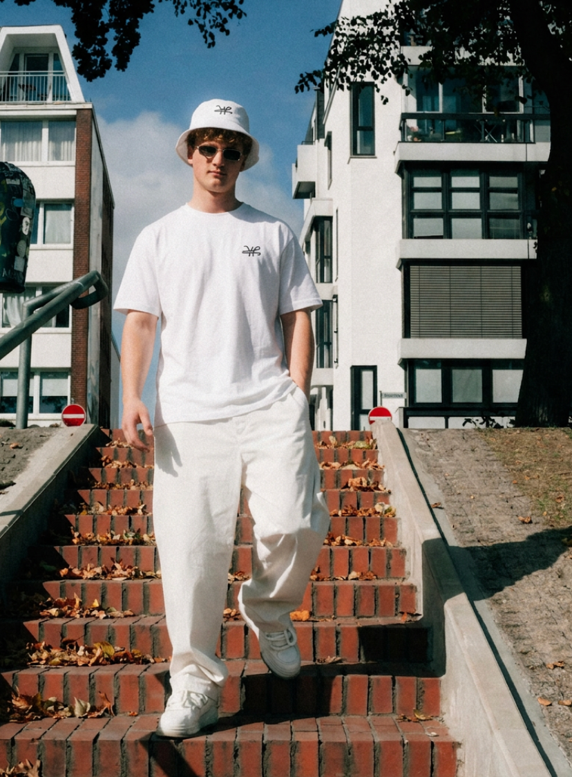 White Bucket Hat