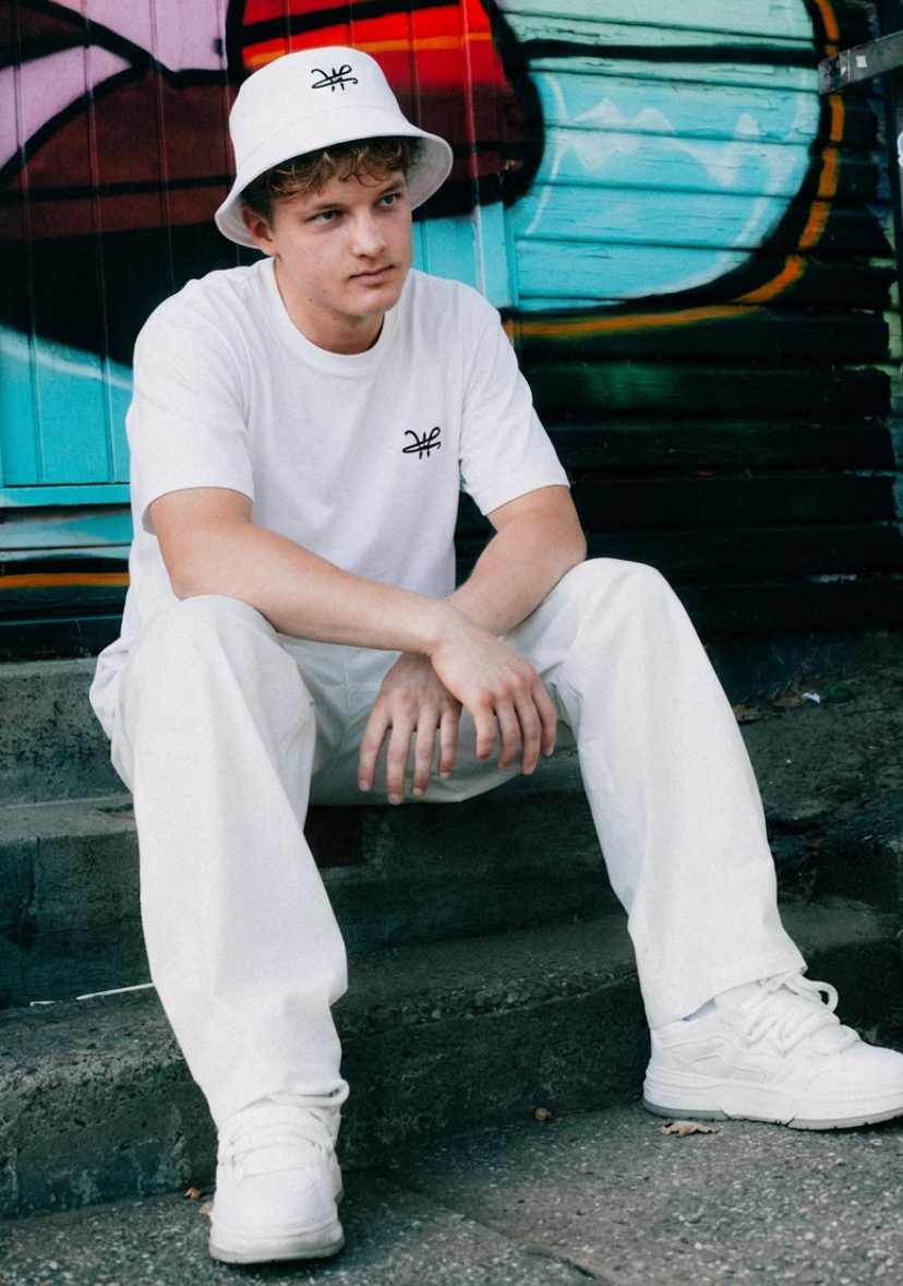 White Bucket Hat