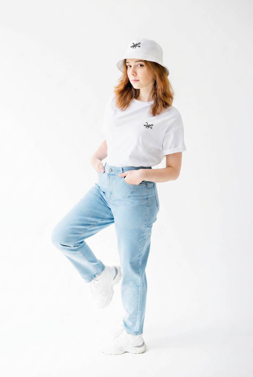 White Bucket Hat