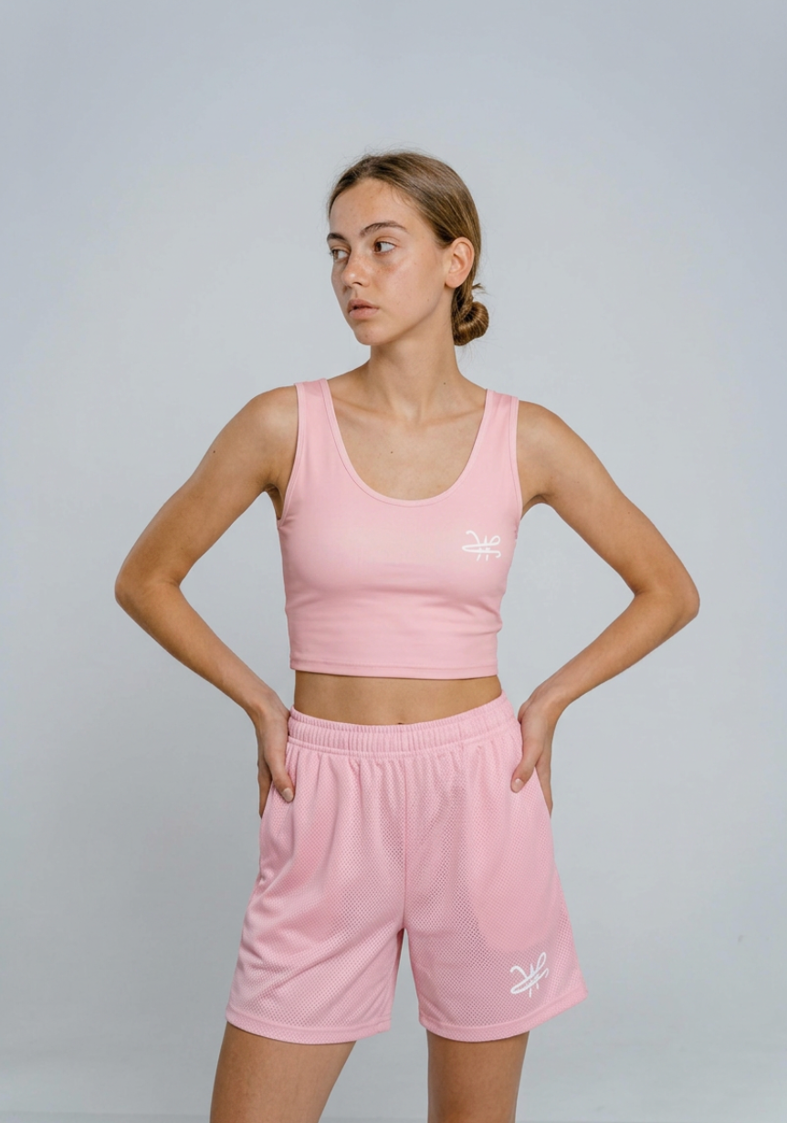 All-Over Rose Athletic Shorts
