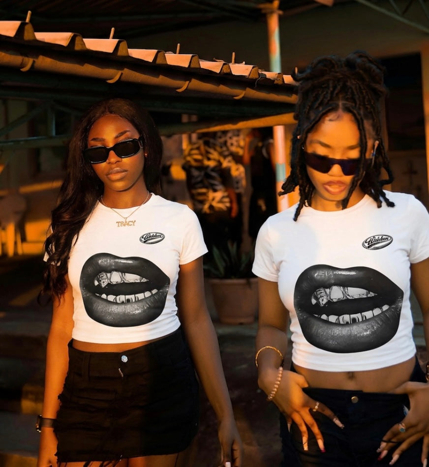 Diamond Grillz Crop Tee